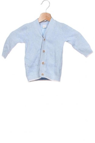Pulover cu nasturi pentru copii H&M, Mărime 6-9m/ 68-74 cm, Culoare Albastru, Bumbac, Preț 92,11 Lei