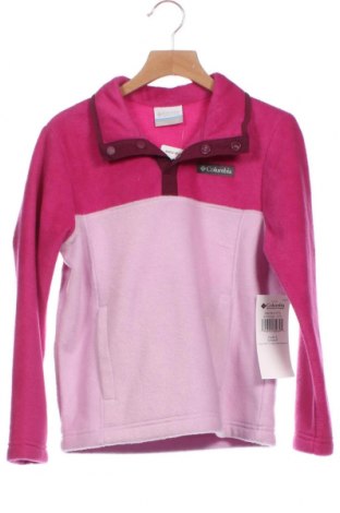 Dziecięca bluzka z polaru Columbia, Rozmiar 7-8y/ 128-134 cm, Kolor Różowy, Poliester, Cena 174,32 zł