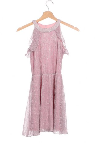 Dziecięca sukienka Lindex, Rozmiar 10-11y/ 146-152 cm, Kolor Różowy, 60% poliester, 40% metalowe nici, Cena 60,77 zł
