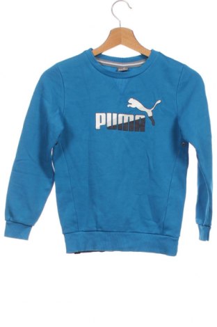 Детска спортна блуза PUMA, Размер 9-10y/ 140-146 см, Цвят Син, 70% памук, 30% полиестер, Цена 32,00 лв.