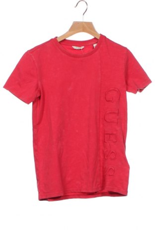 Детска тениска Guess, Размер 7-8y/ 128-134 см, Цвят Червен, Памук, Цена 36,57 лв.