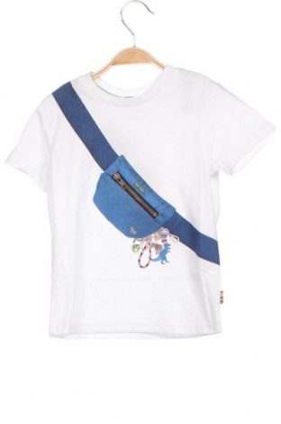 Dětské tričko  Paul Smith Junior, Velikost 4-5y/ 110-116 cm, Barva Bílá, Bavlna, Cena  498,00 Kč