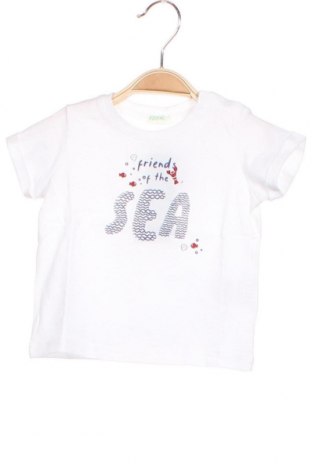 Dziecięcy T-shirt United Colors Of Benetton, Rozmiar 3-6m/ 62-68 cm, Kolor Biały, Bawełna, Cena 71,97 zł