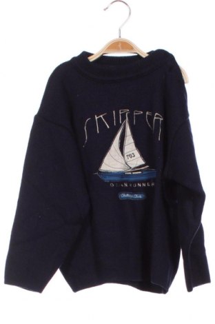 Pulover pentru copii, Mărime 5-6y/ 116-122 cm, Culoare Albastru, 60% lână, 40%acril, Preț 95,39 Lei