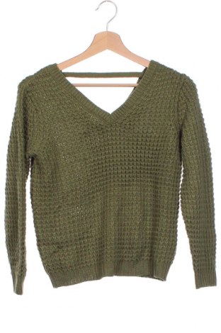 Детски пуловер Forever 21, Размер 11-12y/ 152-158 см, Цвят Зелен, Цена 10,23 лв.