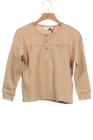Dziecięcy sweter Lil' Atelier, Rozmiar 3-4y/ 104-110 cm, Kolor Beżowy, 97% bawełna, 3% elastyna, Cena 70,77 zł