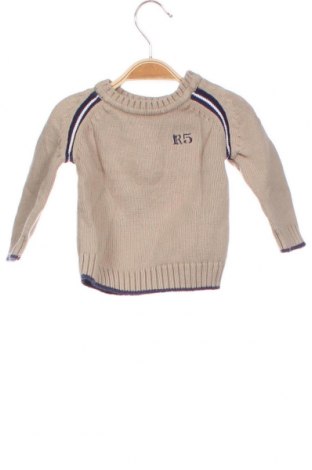 Детски пуловер River Woods, Размер 3-6m/ 62-68 см, Цвят Бежов, 93% памук, 7% полиамид, Цена 38,00 лв.