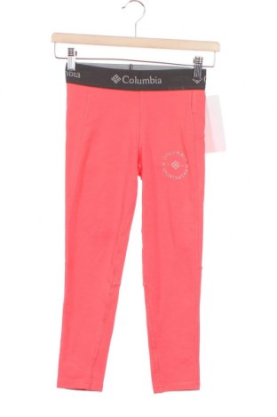 Dziecięce sportowe legginsy Columbia, Rozmiar 7-8y/ 128-134 cm, Kolor Różowy, 94% bawełna, 6% elastyna, Cena 118,62 zł