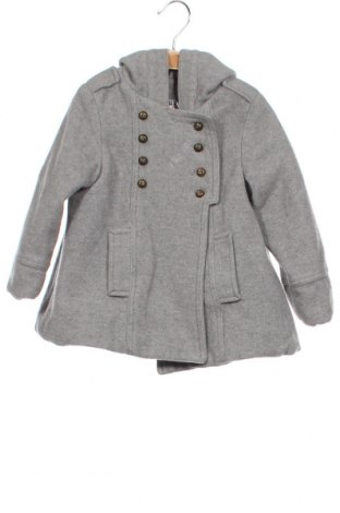 Palton pentru copii Zara Kids, Mărime 18-24m/ 86-98 cm, Culoare Gri, 80% lână, 20% poliamidă, Preț 138,16 Lei