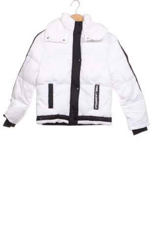 Dětská bunda  Karl Lagerfeld, Velikost 10-11y/ 146-152 cm, Barva Bílá, Polyester, Cena  3 991,00 Kč