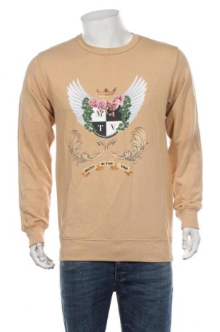 Ανδρική μπλούζα, Μέγεθος M, Χρώμα  Μπέζ, Βαμβάκι, Τιμή 21,65 €
