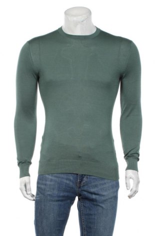 Pánske tričko  H&M, Veľkosť XS, Farba Zelená, 70% bavlna, 30% hodváb , Cena  21,55 €