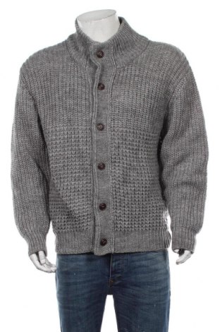 Jachetă tricotată de bărbați Marco Donati, Mărime L, Culoare Gri, 70% poliacrilic, 30% lână, Preț 174,34 Lei