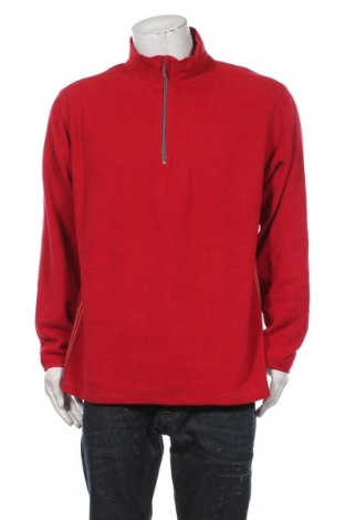 Мъжка поларена блуза Atlas For Men, Размер XL, Цвят Червен, Полиестер, Цена 35,00 лв.