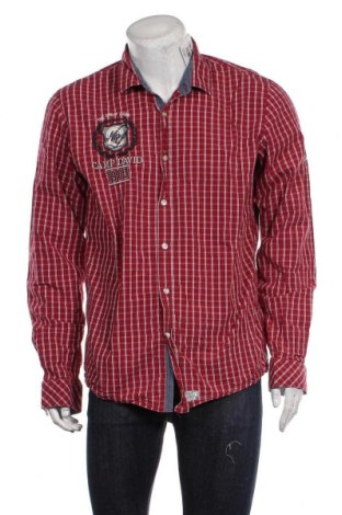 Pánská košile  Camp David, Velikost L, Barva Červená, Bavlna, Cena  845,00 Kč