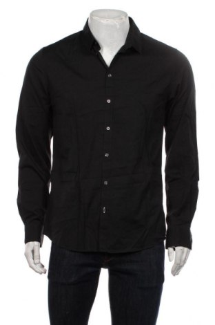Мъжка риза Devred 1902, Размер L, Цвят Черен, 78% памук, 19% полиамид, 3% еластан, Цена 35,00 лв.