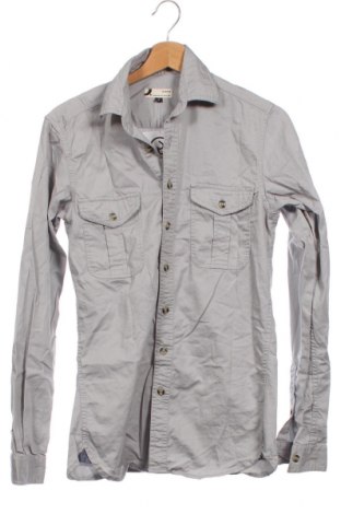 Мъжка риза Dressmann, Размер S, Цвят Сив, Памук, Цена 35,00 лв.