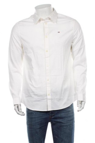 Ανδρικό πουκάμισο Tommy Hilfiger, Μέγεθος L, Χρώμα Εκρού, Βαμβάκι, Τιμή 48,71 €