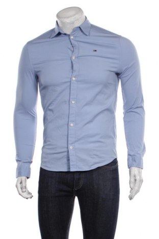 Мъжка риза Tommy Hilfiger, Размер S, Цвят Син, 97% памук, 3% еластан, Цена 98,45 лв.
