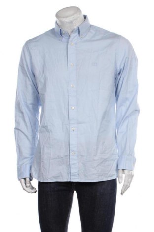 Мъжка риза Tommy Hilfiger, Размер L, Цвят Син, Памук, Цена 103,95 лв.