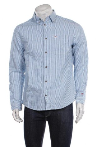 Мъжка риза Tommy Hilfiger, Размер M, Цвят Многоцветен, 58% памук, 42% лен, Цена 109,45 лв.