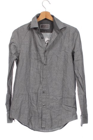 Мъжка риза Zara Man, Размер S, Цвят Сив, Памук, Цена 38,00 лв.
