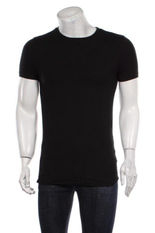 Ανδρικό t-shirt ASOS, Μέγεθος M, Χρώμα Μαύρο, 95% βαμβάκι, 5% ελαστάνη, Τιμή 23,51 €