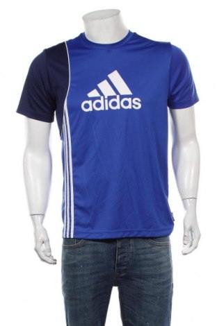 Pánské tričko  Adidas, Velikost L, Barva Modrá, Polyester, Cena  717,00 Kč