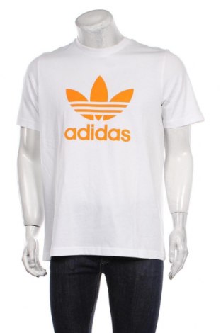 Męski T-shirt Adidas Originals, Rozmiar M, Kolor Biały, Bawełna, Cena 91,96 zł