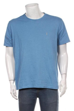 Мъжка тениска AllSaints, Размер XL, Цвят Син, 65% памук, 35% полиестер, Цена 33,60 лв.