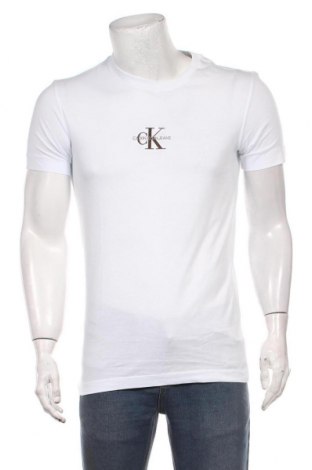 Pánské tričko  Calvin Klein Jeans, Velikost M, Barva Bílá, Bavlna, Cena  847,00 Kč