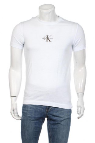 Pánské tričko  Calvin Klein Jeans, Velikost M, Barva Bílá, Bavlna, Cena  469,00 Kč