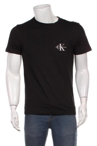 Pánské tričko  Calvin Klein Jeans, Velikost XS, Barva Černá, Bavlna, Cena  492,00 Kč