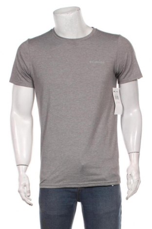 Męski T-shirt Columbia, Rozmiar M, Kolor Szary, 56% poliester, 37% bawełna, 7% elastyna, Cena 105,28 zł