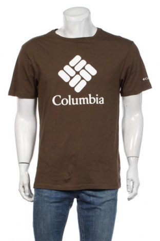 Męski T-shirt Columbia, Rozmiar M, Kolor Zielony, Bawełna, Cena 105,28 zł