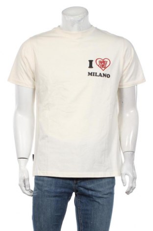Мъжка тениска Family First Milano, Размер S, Цвят Бежов, Памук, Цена 57,85 лв.