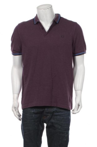 Pánské tričko  Fred Perry, Velikost XL, Barva Fialová, Bavlna, Cena  606,00 Kč