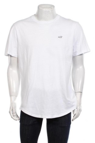 Мъжка тениска Hollister, Размер XL, Цвят Бял, Памук, Цена 32,66 лв.