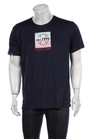 Мъжка тениска Identic, Размер XL, Цвят Син, Полиестер, Цена 19,00 лв.