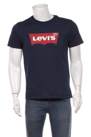 Tricou de bărbați Levi's, Mărime M, Culoare Albastru, Bumbac, Preț 90,07 Lei