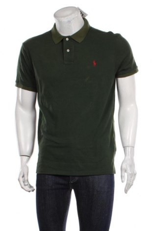 Męski T-shirt Polo By Ralph Lauren, Rozmiar XL, Kolor Zielony, Bawełna, Cena 70,37 zł
