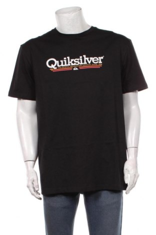 Tricou de bărbați Quiksilver, Mărime XL, Culoare Negru, Bumbac, Preț 90,53 Lei