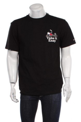 Pánské tričko  Tommy Hilfiger, Velikost M, Barva Černá, Bavlna, Cena  608,00 Kč