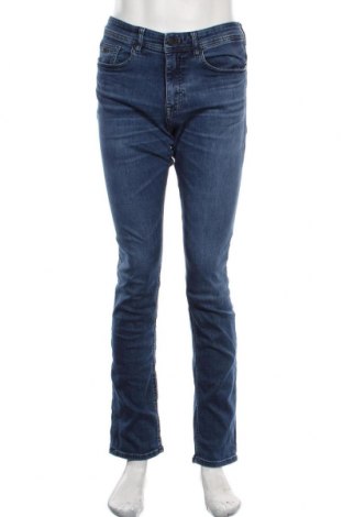 Męskie jeansy BOSS, Rozmiar M, Kolor Niebieski, 98% bawełna, 2% elastyna, Cena 408,27 zł