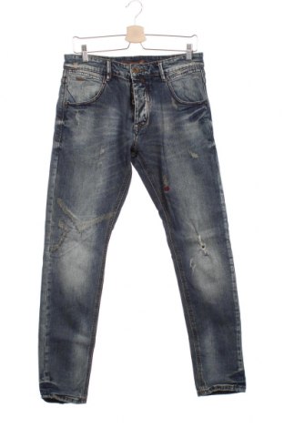 Мъжки дънки Y.Two Jeans, Размер S, Цвят Син, 97% памук, 3% еластан, Цена 20,40 лв.