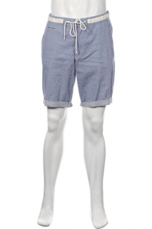 Pantaloni scurți de bărbați Brax, Mărime L, Culoare Albastru, 65% bumbac, 32% in, 3% elastan, Preț 174,34 Lei