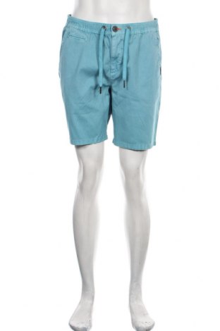 Pantaloni scurți de bărbați Superdry, Mărime L, Culoare Albastru, 97% bumbac, 3% elastan, Preț 182,37 Lei