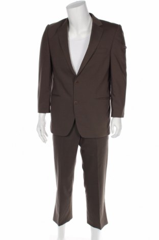 Мъжки костюм Giorgio, Размер M, Цвят Зелен, 69% вълна, 29% полиестер, 2% еластан, Цена 107,35 лв.