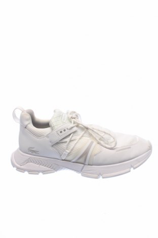 Ανδρικά παπούτσια Lacoste, Μέγεθος 42, Χρώμα Λευκό, Δερματίνη, κλωστοϋφαντουργικά προϊόντα, Τιμή 51,96 €