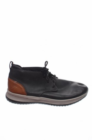Мъжки обувки Skechers, Размер 41, Цвят Сив, Естествена кожа, еко кожа, Цена 60,00 лв.